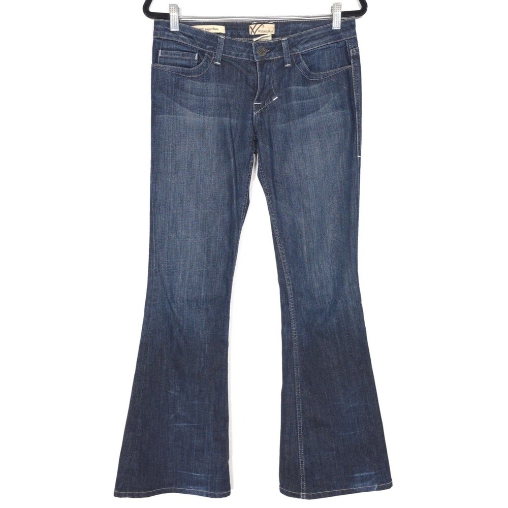 WILLIAM RAST Daisy Super Flare Jeans Bootcut 27 Premium Usa Made R5106CF 309